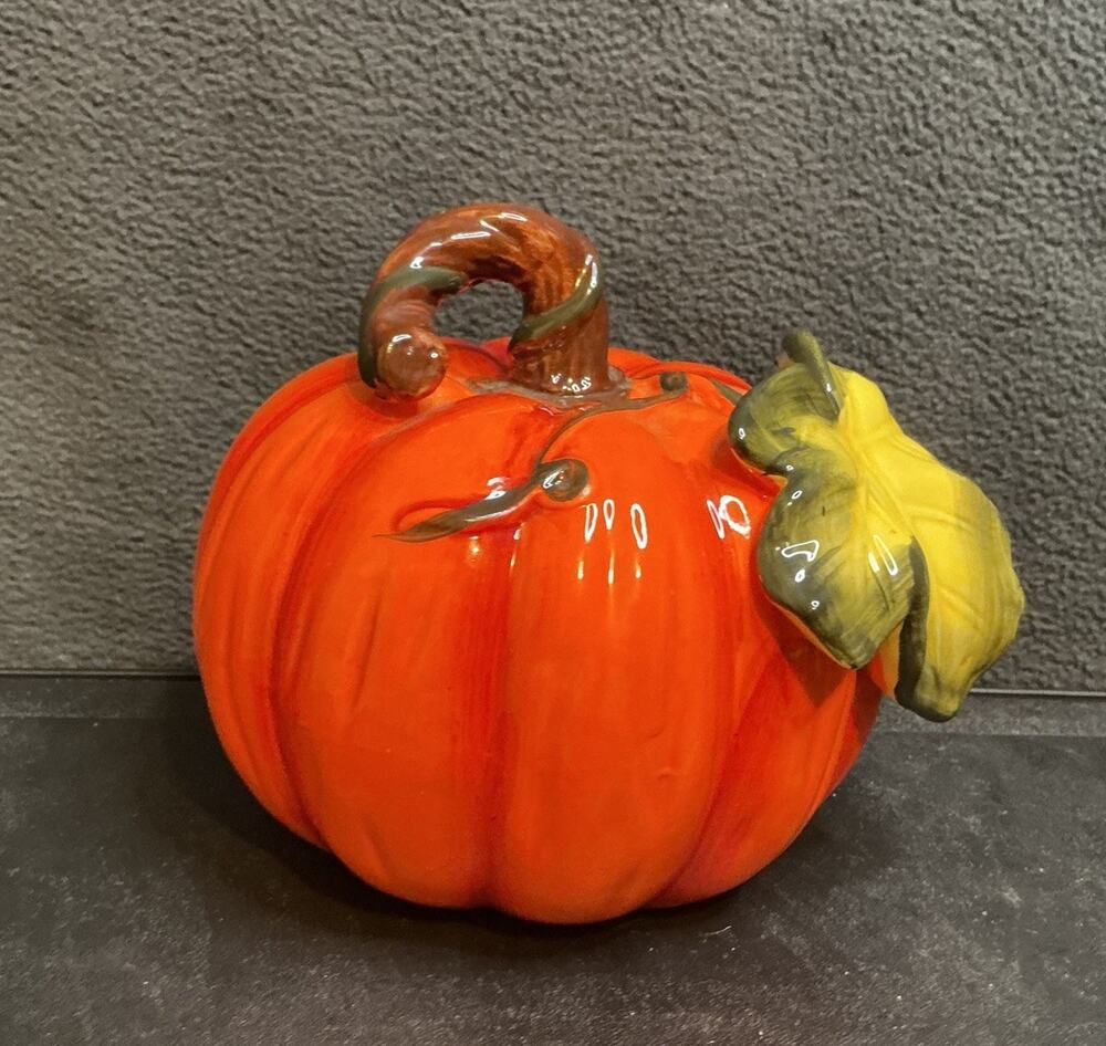 Cute Fall Ceramic Pumpkin